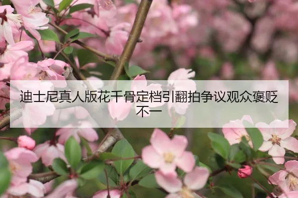 迪士尼真人版花千骨定档引翻拍争议观众褒贬不一
